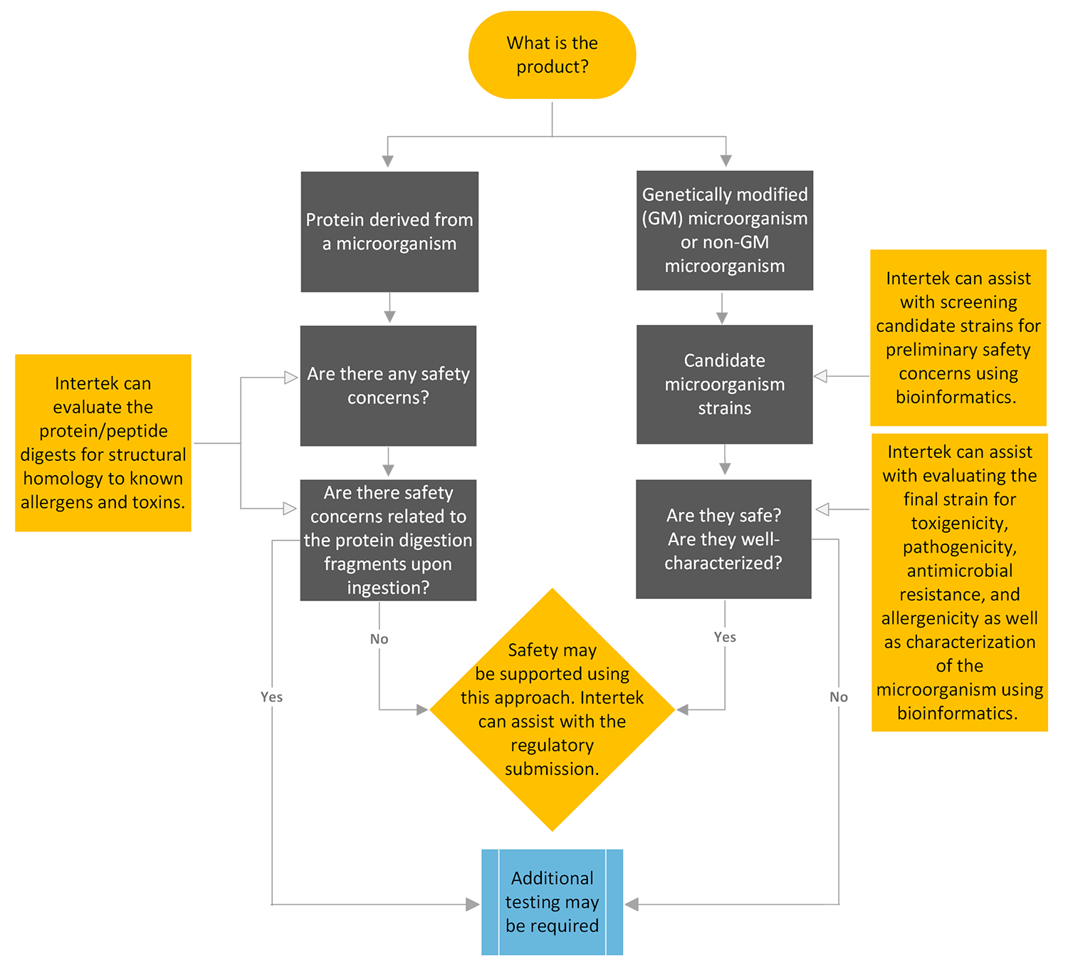 Safety Evaluation Procedure for Microbial Products and Microbially-Derived Products